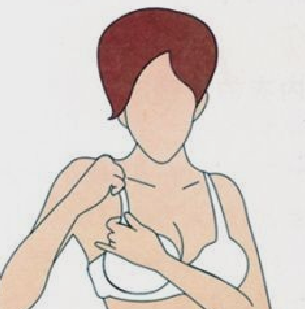 视频:美女亲身示范如何正确戴胸罩